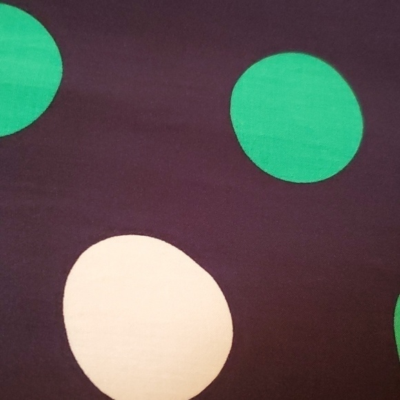 Crown & Ivy Women's Sleeveless Navy & Polka-dots Top Size Small - Picture 4 of 8